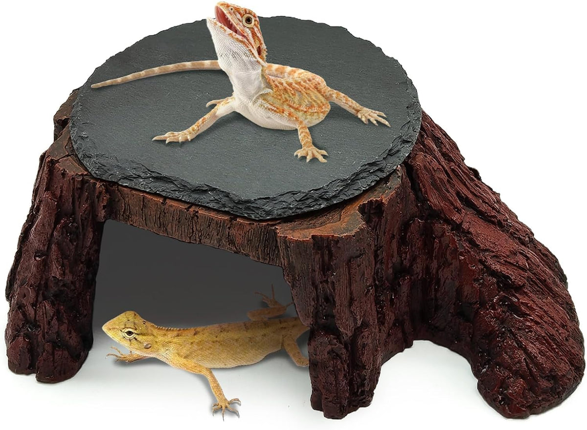 Bearded Dragon Basking Platform - S: 7.7×4.7×2 inch | Style-B