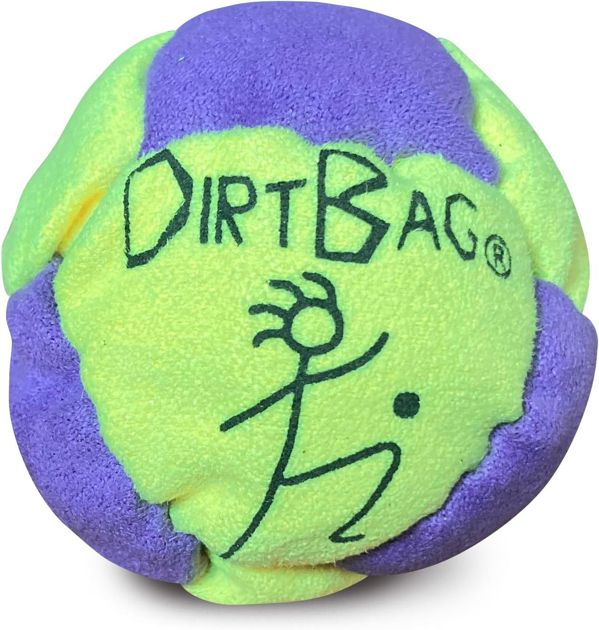 DIRTBAG All Star Footbag 3 Pack with Pouch, 100% Handmade - Purple - image 2