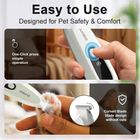 Upgraded Mini Dog Paw Trimmer with LED Light - image 4