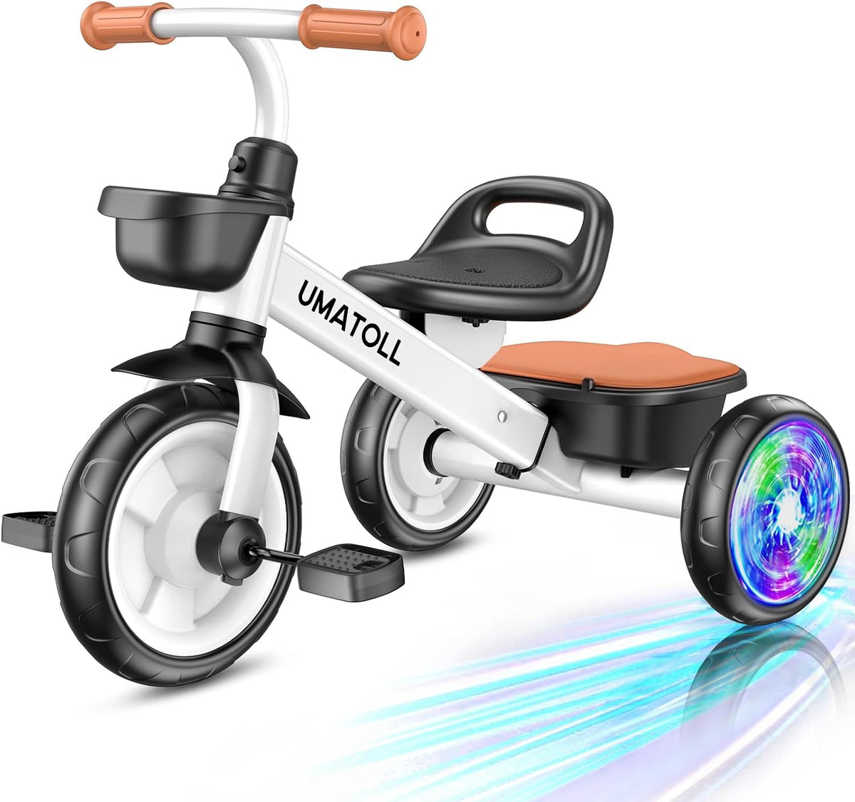 Umatoll Tricycle for 2-5 Year Old - White