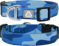 Medium Dog Collar, Neck 12"-20" - Large (Neck 16’’-25’’) / Camo Blue
