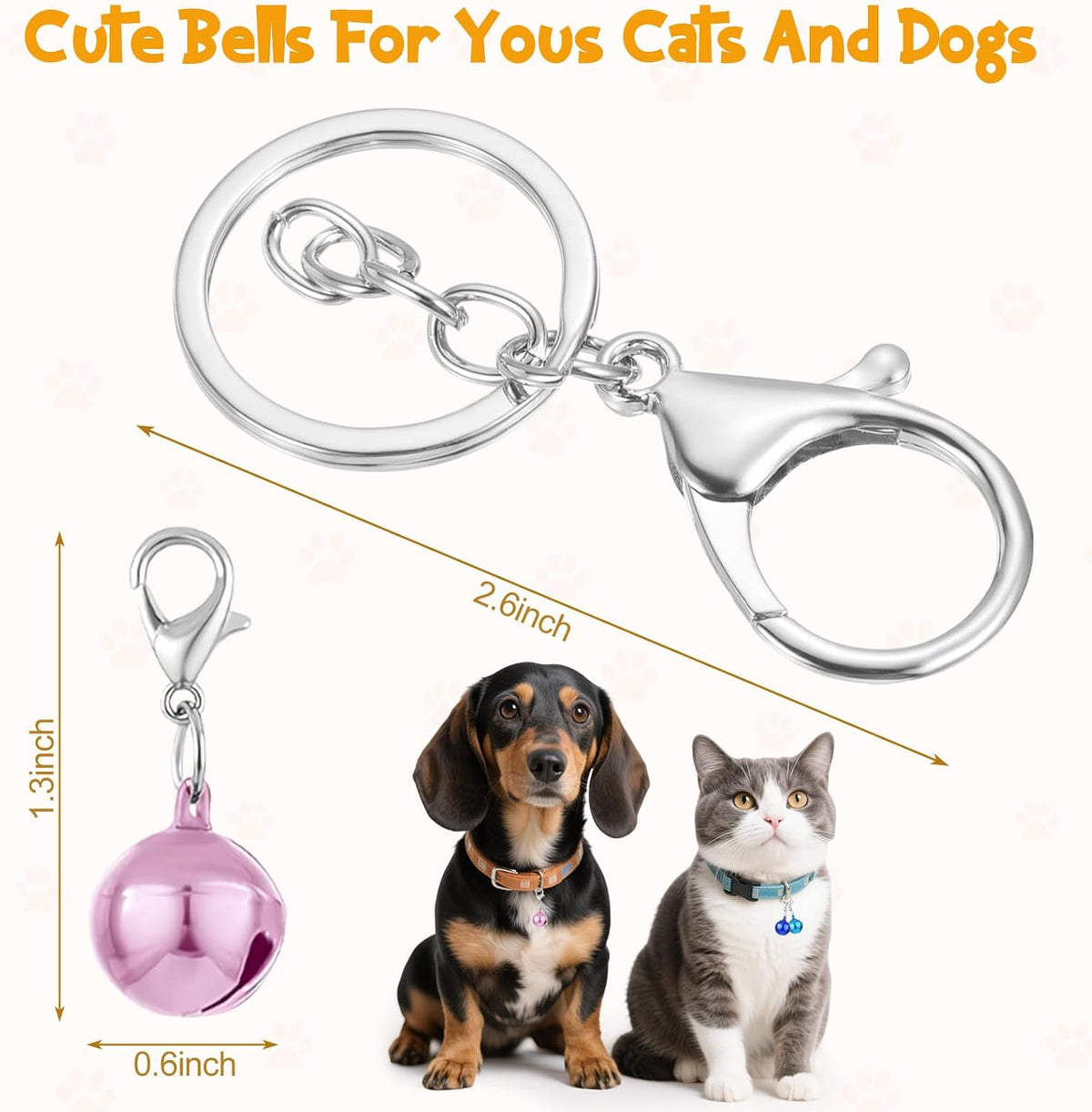 Kerros Cat Collar Bells for Cats and Small Dogs - image 2