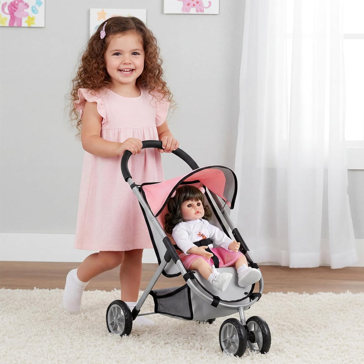 GAGAKU foldable baby doll stroller with 12 inch doll and care accessories - view 21