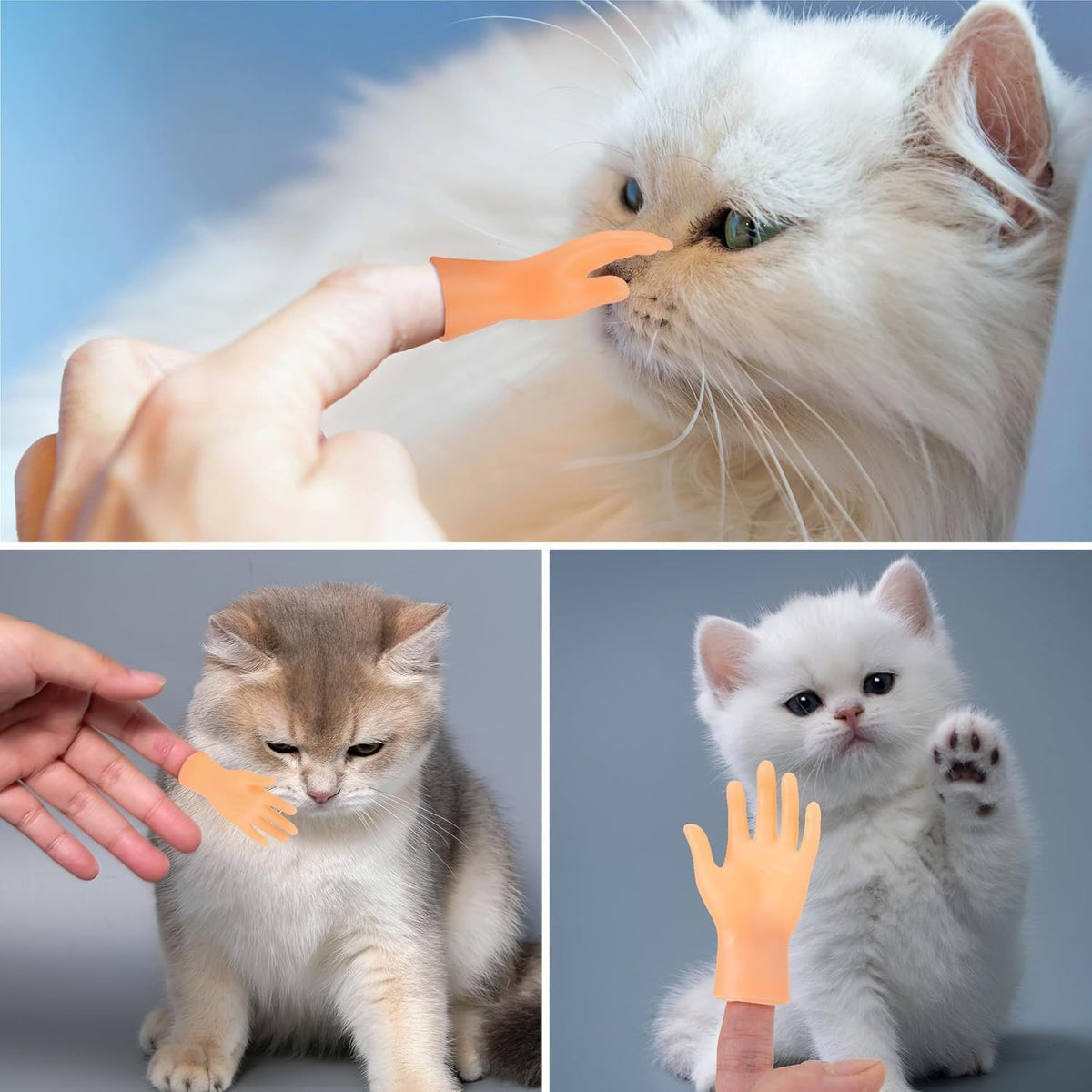 30 Pcs Tiny Finger Hands, Mini Fingers Funny Hand Puppets for Parties – Fun for Kids & Family - image 4
