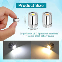 10pcs Mini Led Lights for Craft - Warm White & Cool White / 20 - image 2