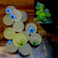 GiftExpress 24ct 1.3" Extra Large Glow in the Dark Eyeballs Bouncy - 48 - image 3