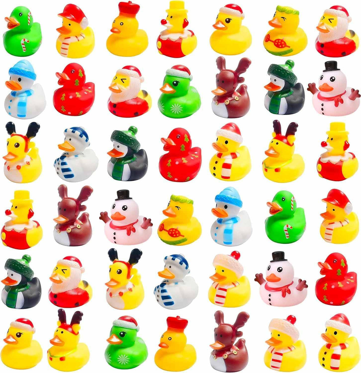 36 Pcs Halloween Rubber Ducks - Christmas