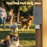 Dog Poop Bag Dispenser, Wall-Mounted Dog Bag dispenser Outdoor or Indoor for Doggy and Pets, Black - Gray - image 2