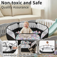 TRENDPLAY foldable pop up ball pit play tent for toddlers with storage bag - view 11