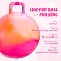 ZOOJOY 18 inch blue dinosaur hopper ball for kids with handle - view 17