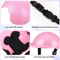 Frienda Dog Helmet and Goggles - M / Pink - image 4