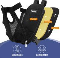 Pawaboo Pet Front Carrier Backpack for Small Medium Dogs – Essentials for Dogs - A-Black / Small (Pack of 1) - image 3