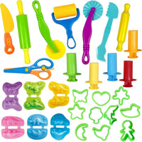 Unleash Creativity with 6 Unique Dino Molds Dough Toys Dough - 23pcs+Dinosaur