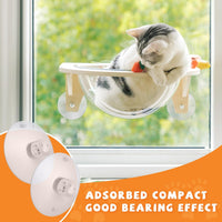 4 Pieces Cat Window Perch Suction Cup Powerful Window Bed Seat - 4 - image 3