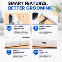 Candure Pet Nail Clippers - White / Large to Medium pets - image 4