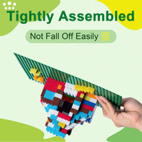 4 Pack Classic Baseplates, Building Plate for Building Bricks - Multicolored-8 Pcs - image 3