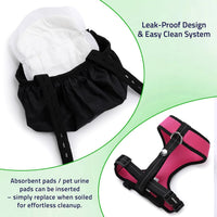 Adjustable Chicken Harness Diaper - Large / Pink - image 2