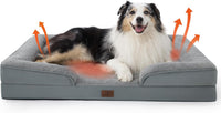 Bedsure Orthopedic Dog Bed Medium Washable Original Design - Self Warming-Grey / 42"l X 32"w X 6.5"th