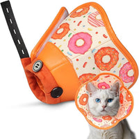 Cat Cone Collar Soft for Wound Healing, Foldable Neck Recovery Cone Anti Licking, Small Adjustable Surgery Cat Head Cone Alternative for Kittens(Size: S)