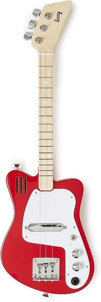 Loog Mini red 3-string electric guitar for kids with built-in amp - view 7