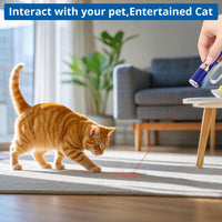TBTeek Cat Toys, with Metal Case, Rechargeable - Blue / Red Light - image 2