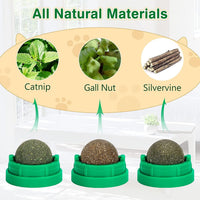 3 Pack Catnip Balls for Cats Wall - image 2