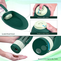 Upgraded Dog Water Bottle - 20oz/Green - image 4