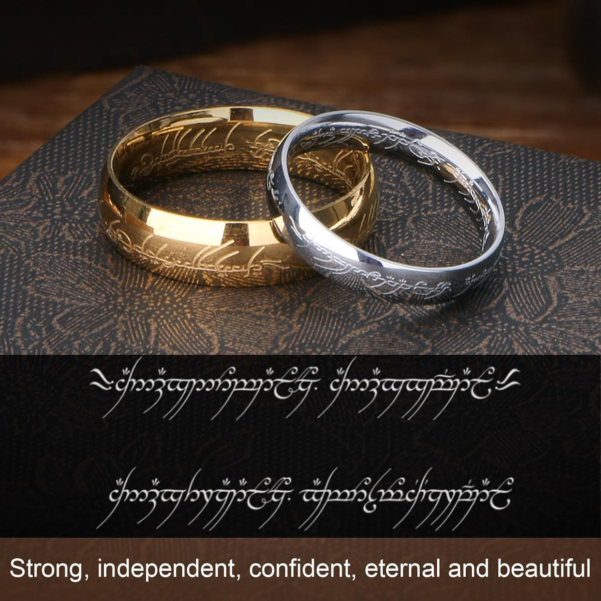 FUNDASTIC Da Vinci Code cryptex puzzle box in zinc alloy with five letter rings - view 10