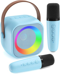 Karaoke Machine for Kids, Toys for 3-12 Years Old Girls Gifts – Fun for Kids & Family - Blue