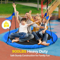 PACEARTH 40 Inch Saucer Tree Swing Flying 600lb Weight Capacity 2 - Blue / 60 IN - image 3