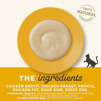 Applaws Lickable Cat Treats, Natural Grain-Free Purée, Limited Ingredient, Chicken Squeeze Up Cat Treats (60 x 0.5 oz Sachets)
