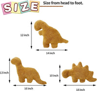 Isaacalyx Dino Nugget Pillow, Dinosaur Theme Party Decorations - Tyrannosaurus Rex / Small - image 3