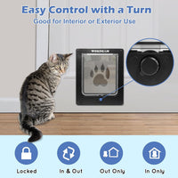 Wordcam X-Large Robust Cat Door for Interior/Exterior - Black / X-Large - image 3
