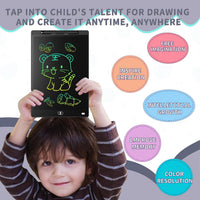 [2 Pack] Genialba LCD Writing Tablet 10-Inch Colorful Doodle Board - Black / 8.5 Inch / 1 - image 4