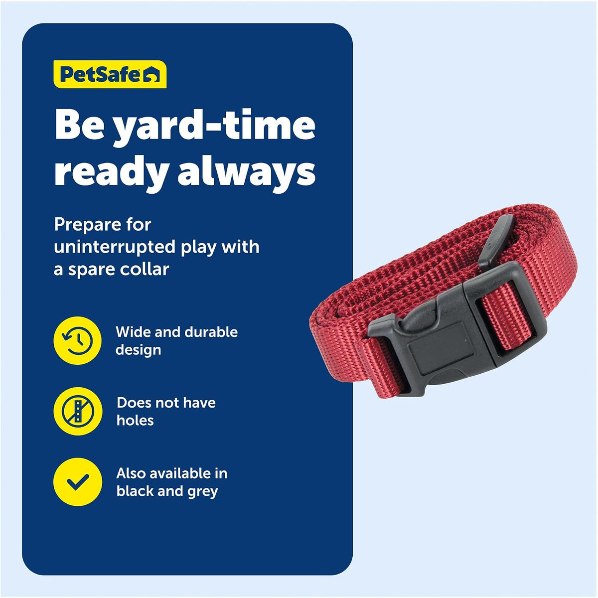 PetSafe 3/4 Inch Replacement Collar Strap, Rust/Red – Essentials for Dogs - Red - image 4