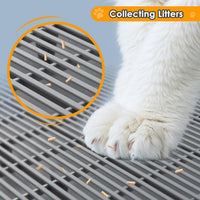 Litter Catching Step for Cat Litter Box - Grey - image 2