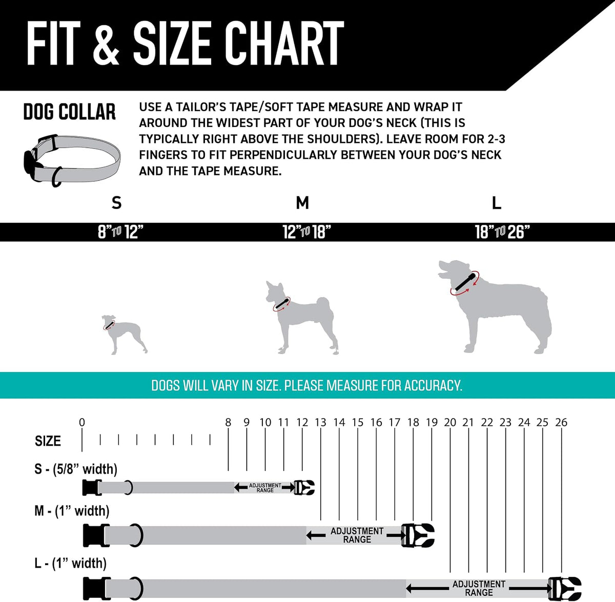 Wolfgang Heavy Duty, Adjustable Dog Collar with Quick Release Nylon Buckle for Walking & Training - Medium (1 Inch x 12-18 Inch) / OverLand Print - image 4