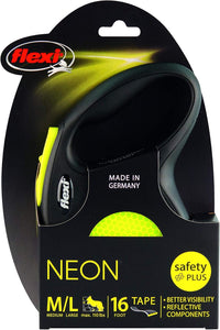 FLEXI Giant Tape Retractable Dog Leash - Yellow/Black / 16 ft (Large) - image 2