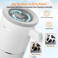 DOGNESS Automatic Dog Paw Cleaner Cup Paw Washer for Medium & Large - White / Medium & Large Dogs - image 2
