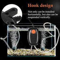 FEDOUR 4W/5W/8W Aquarium Corded Electric Air Pump, 96GPH/160GPH/256GPH Dual Outlets 4 Outlets Oxygen Pump, Ultra Quiet Aquarium Bubbler for up to 300 Gallon Fish and Turtle Tank