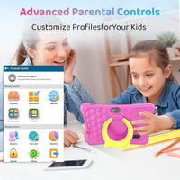 aiprotablet Kids Tablet, 6GB+32GB 1TB Expand - Pink - image 4