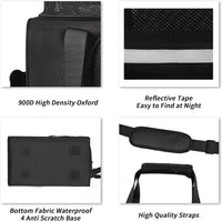 Wakytu TSA & Airline Approved Soft Pet Carrier for Cats/Dogs - 19.3"L x 13"W x 13"H / 2.0 Black - image 4