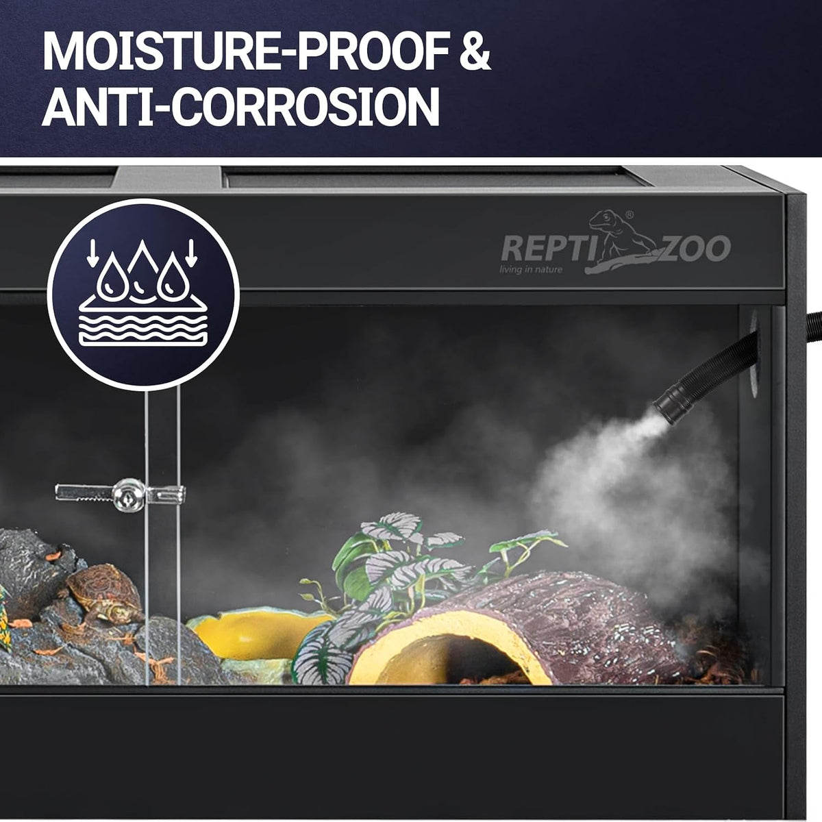 REPTI ZOO 50 Gallon PVC Reptile Enclosure - 36x18x18" - image 3