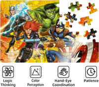 NEILDEN 60 piece jigsaw puzzle for kids ages 4-8 packed in a tin box - view 10