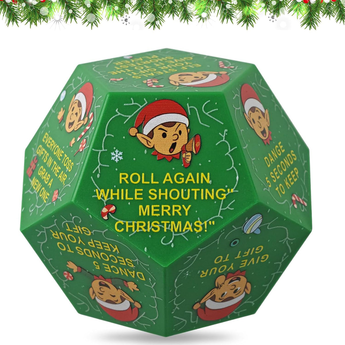 Santa Swap Gift Exchange Dice - Christmas Gift Exchange Party Game Dice