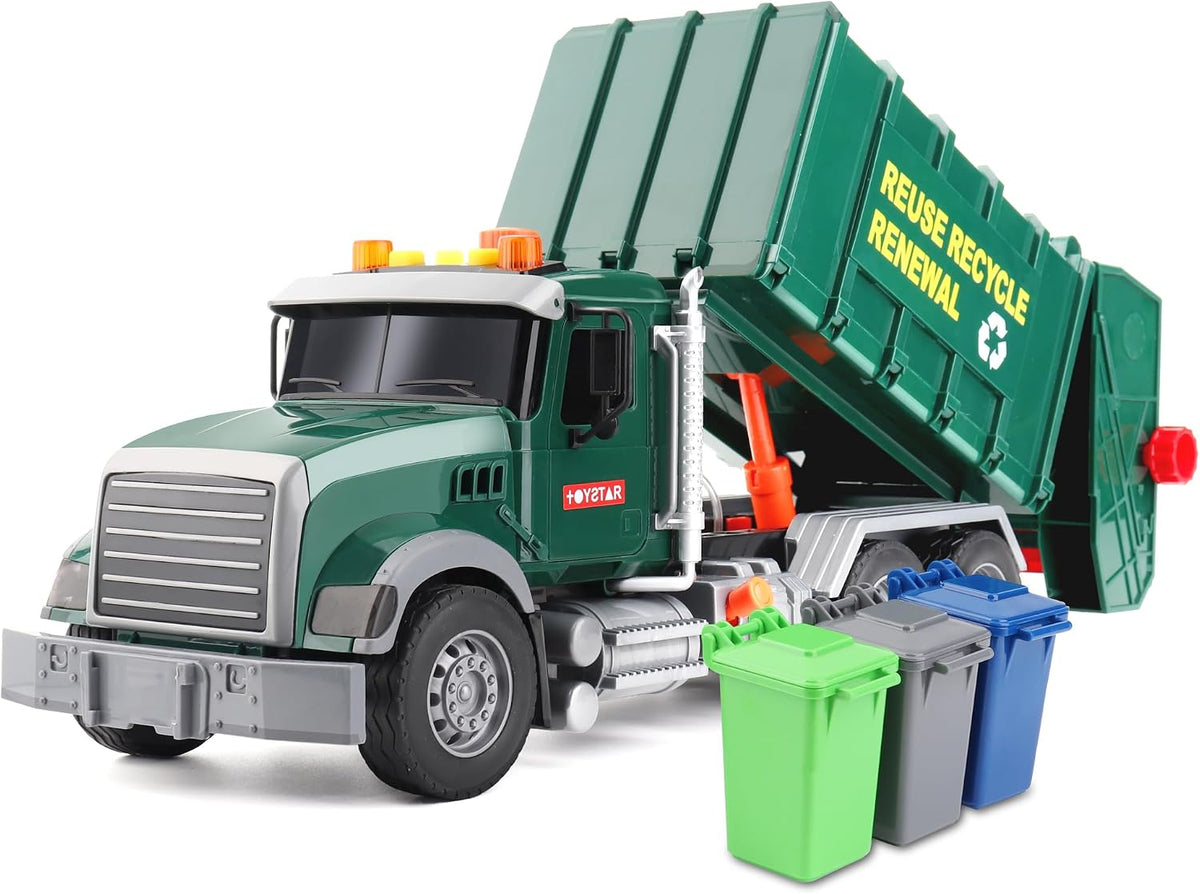 Dwi Dowellin Kid Trucks Toys for Boys Age 3-5 - garbage tuck