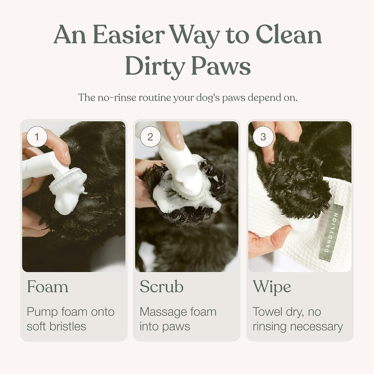 Dandylion, Dog Paw Cleaner, Clean Paws - 5 Fl Oz - image 3