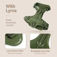 Sunraymascota Dog Harness - XS (Neck: 10-16", Chest: 14-20") / Misty Green - image 3