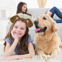 Beviliu Dog Ears Golden Movable - Brown Pink / 1 Count (Pack of 4) - image 4