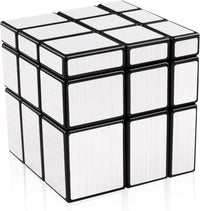 D-FantiX Shengshou Gold Mirror Cube 3x3x3 - Silver